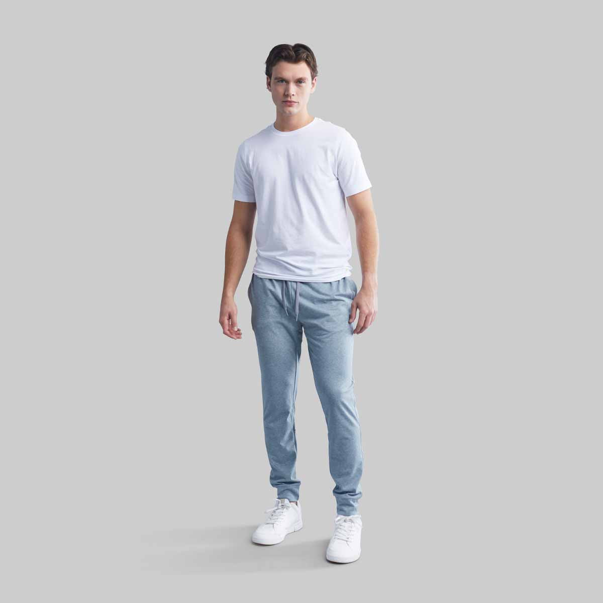 YOUTH GREY PERFORMANCE FLEECE JOGGERS
