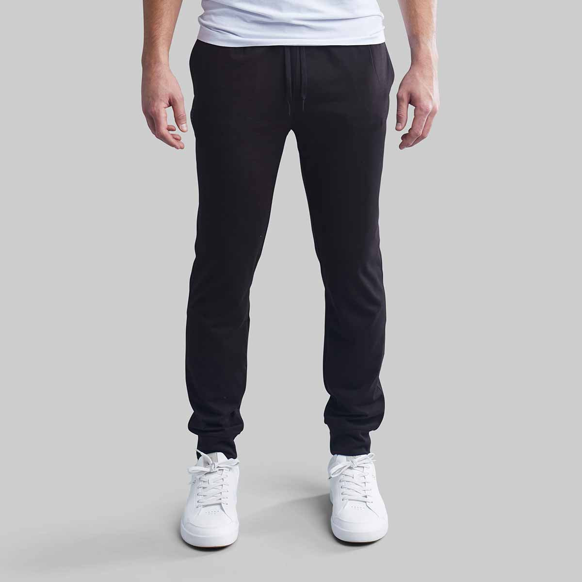 YOUTH BLACK PERFORMANCE FLEECE JOGGERS